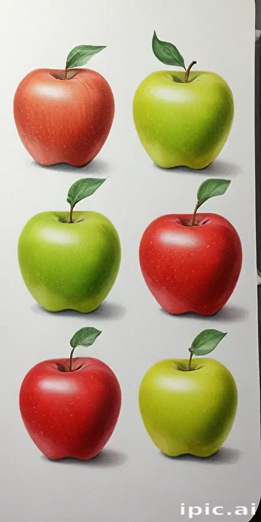 apple drawings