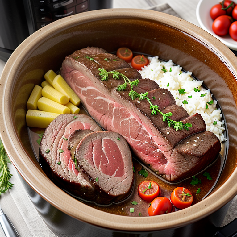 sirloin tip roast crock pot slow cooker