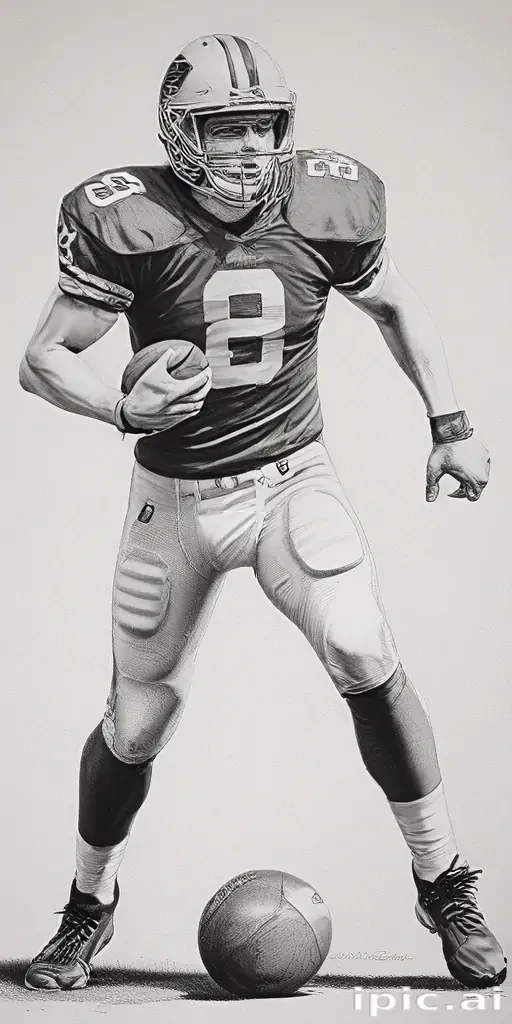 football drawing