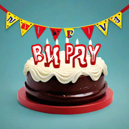happy birthday banner png