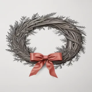 wreath drawing