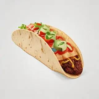 transparent taco