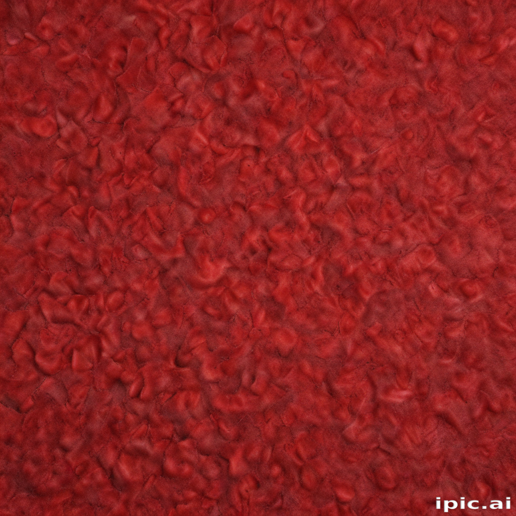 Textured Red Surface with Rich Hues and Subtle Variations in Tone.