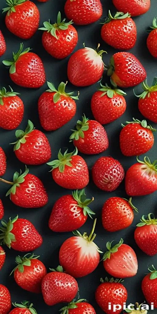 strawberry background aesthetic