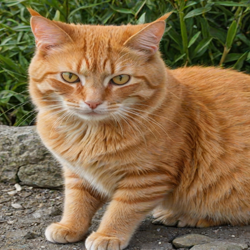 orange cat