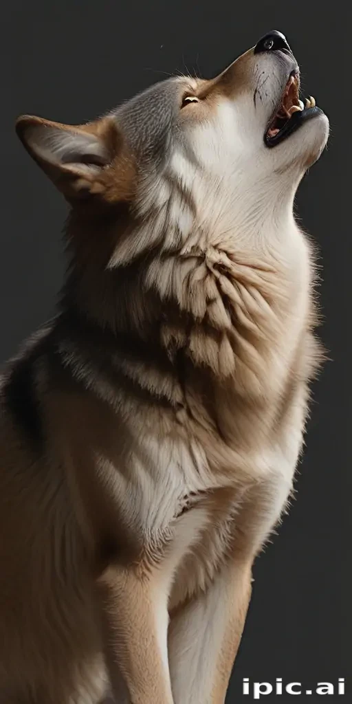 wolf howl png