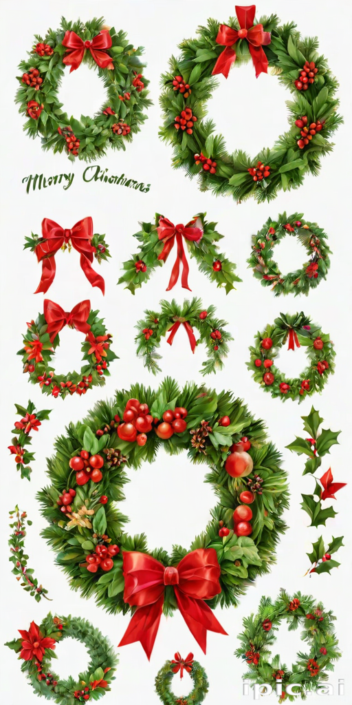 christmas wreath clip art