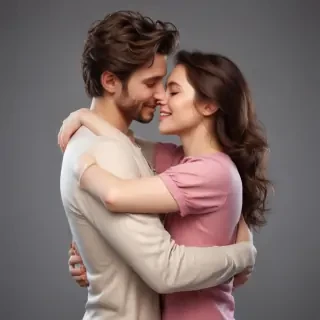 hugging png