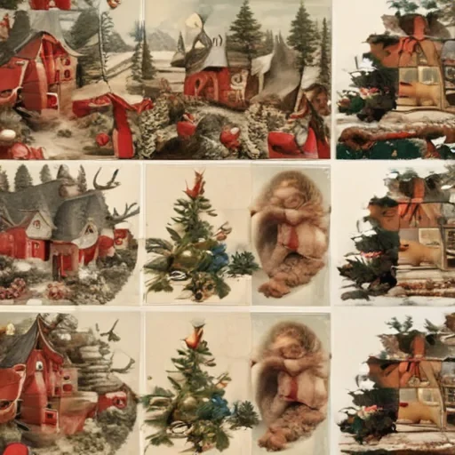 free vintage printables christmas