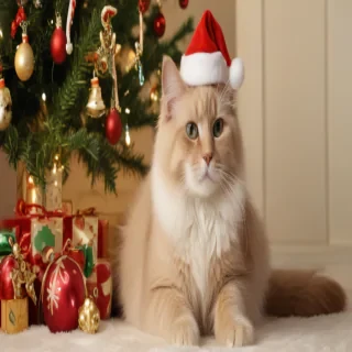 merry christmas cats images
