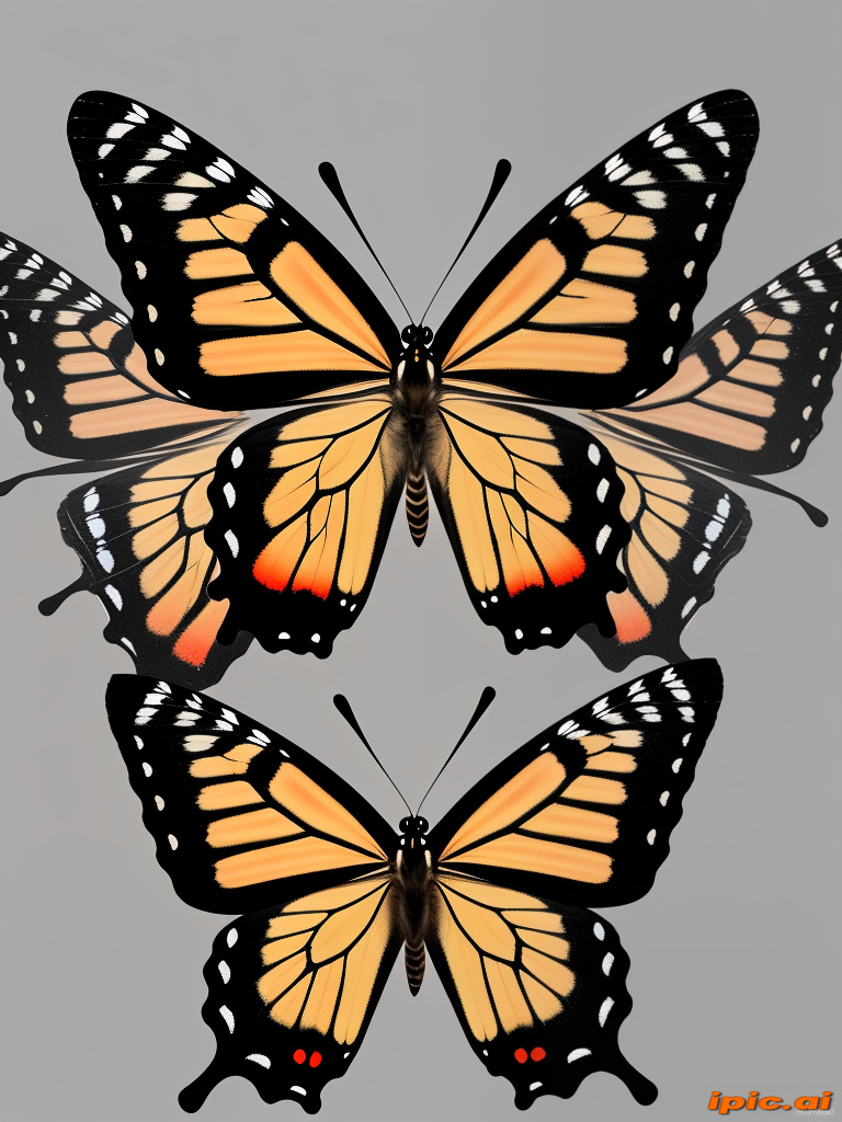 butterfly no background