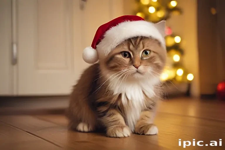 pictures of cats for christmas