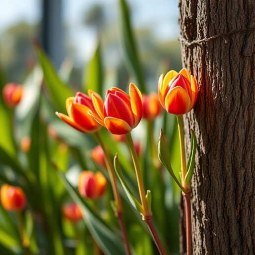 Regenerate the image with a focus on sharp details and vibrant colors, using a DSLR camera with a 50mm lens at f/1.8, ISO 100, shutter speed 1/200s, captured from a slightly elevated angle in soft natural light.