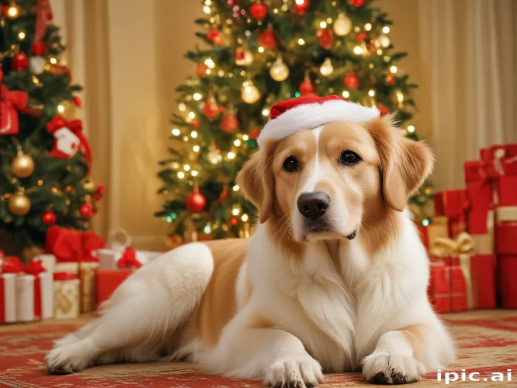 christmas dogs wallpaper