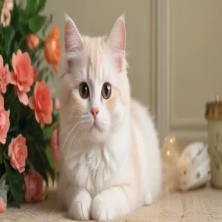 cute cat cartoon wallpaper
