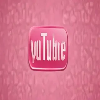 pink youtube logo