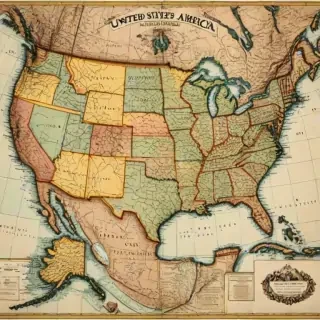 united states of america map