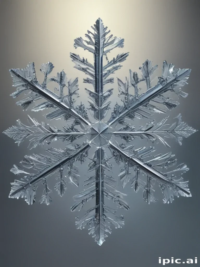 transparent snowflakes