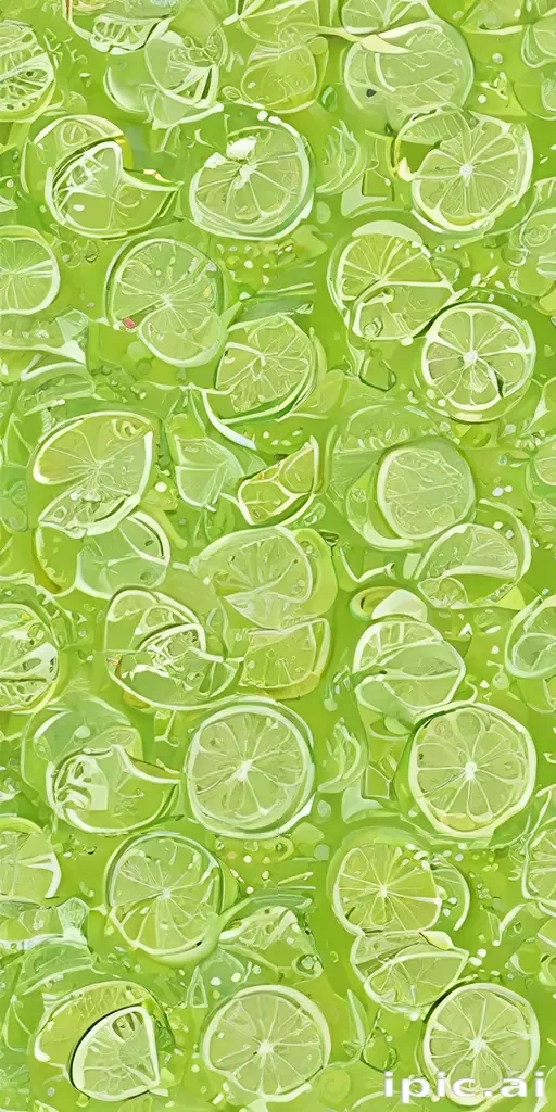 lime green background
