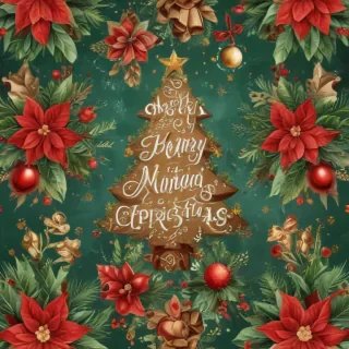 merry christmas clip art transparent background
