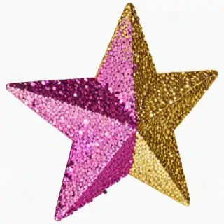 glitter star png
