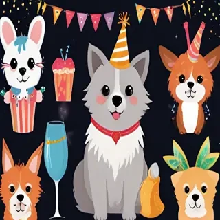 party animal clipart