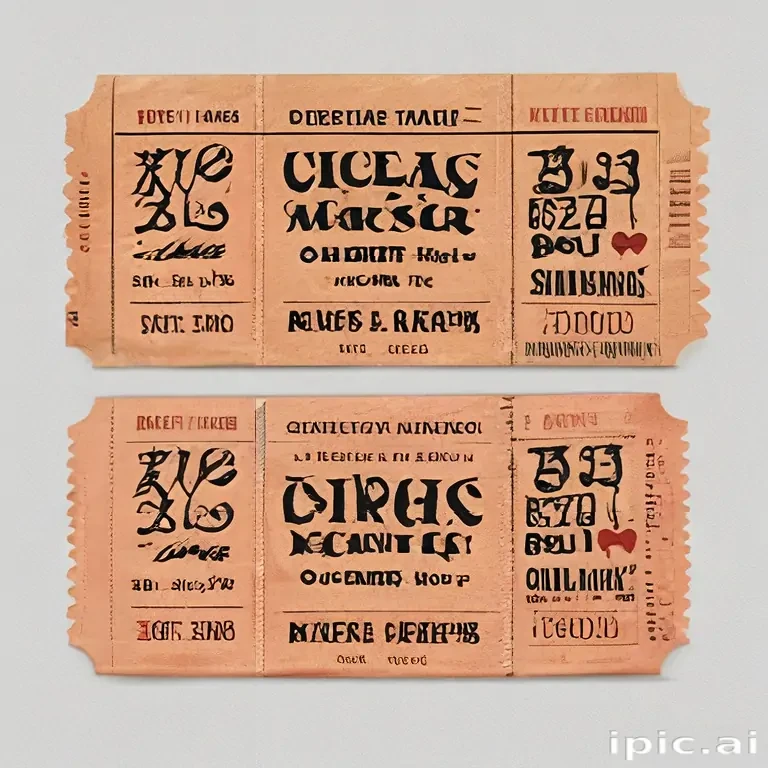 concert tickets png