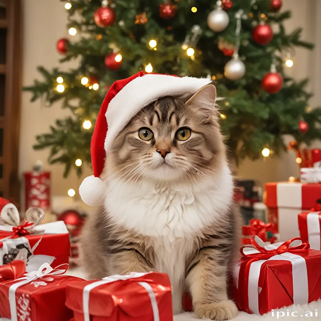 merry christmas cats images