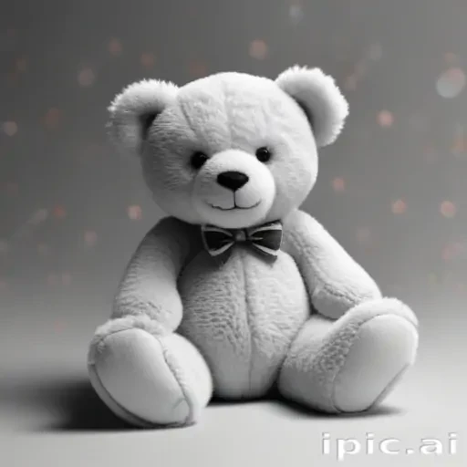 teddy bear clipart black and white