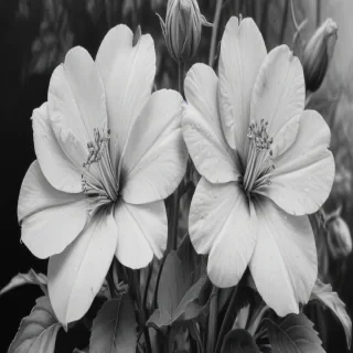 pencil drawings of flowers