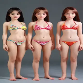 ai little bikini girls