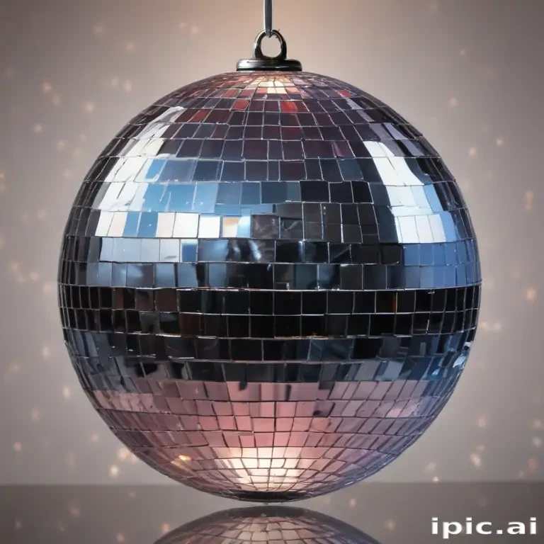 transparent disco ball