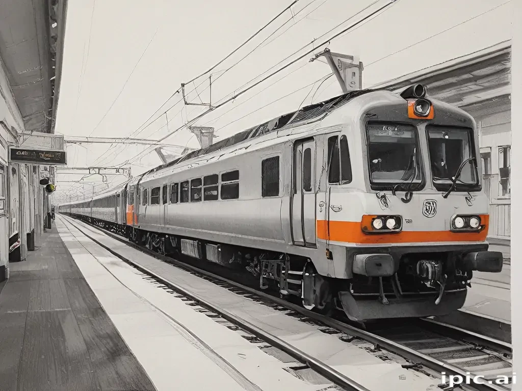 train sketch