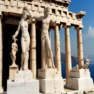 greek statues
