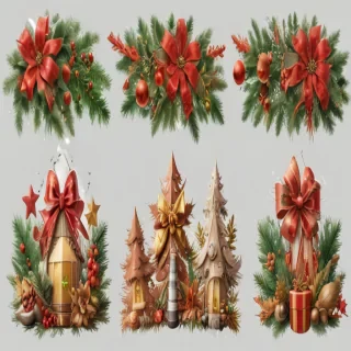 transparent christmas clip art