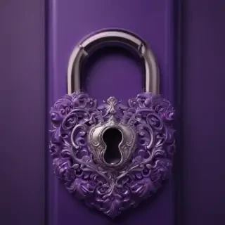 purple lock screen