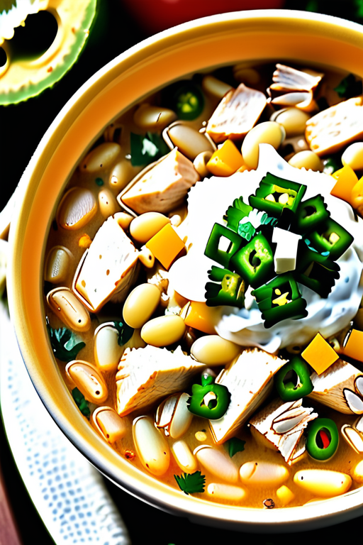 cha cha's white chicken chili