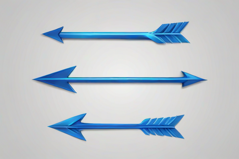 blue arrow png