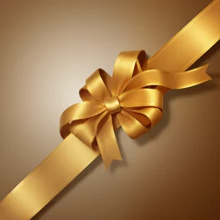 golden ribbon png