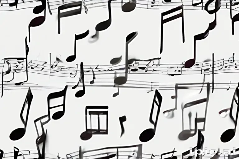 music notes transparent