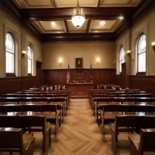 court room background
