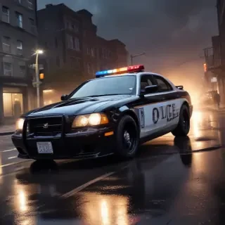 police car wallpaper