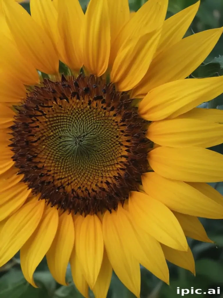 sunflower outline