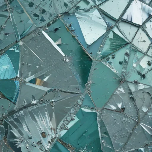 broken glass texture