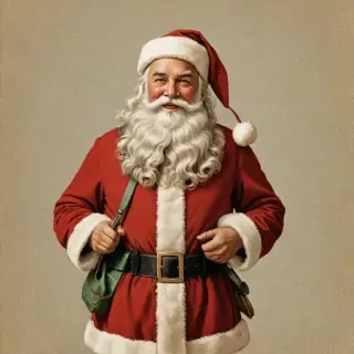 vintage santa png