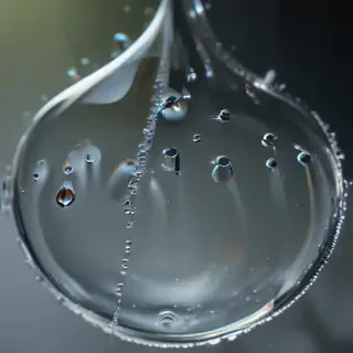 water droplets transparent