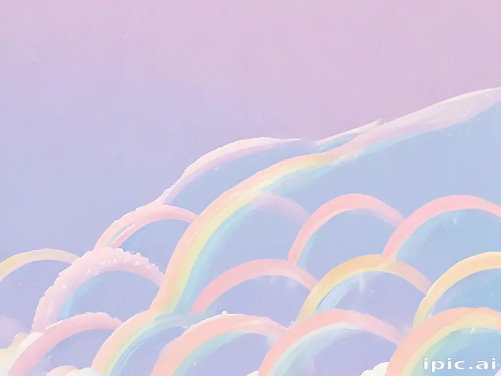 pastel rainbow png