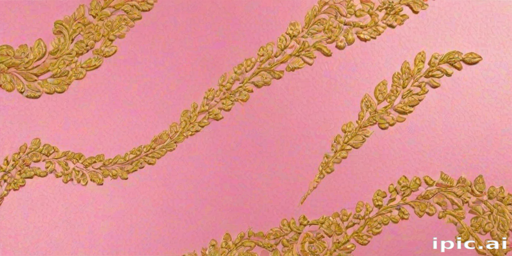 background pink and gold