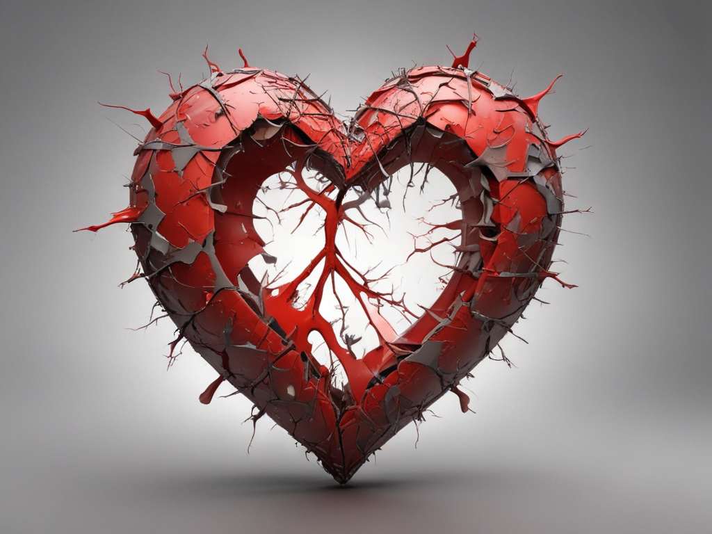 Shattered Heart: A Symbol of Love's Fragility and Resilience in Art