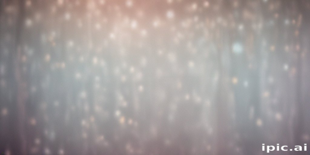 Soft and Dreamy Background with Gentle Bokeh Lights and Subtle Hues